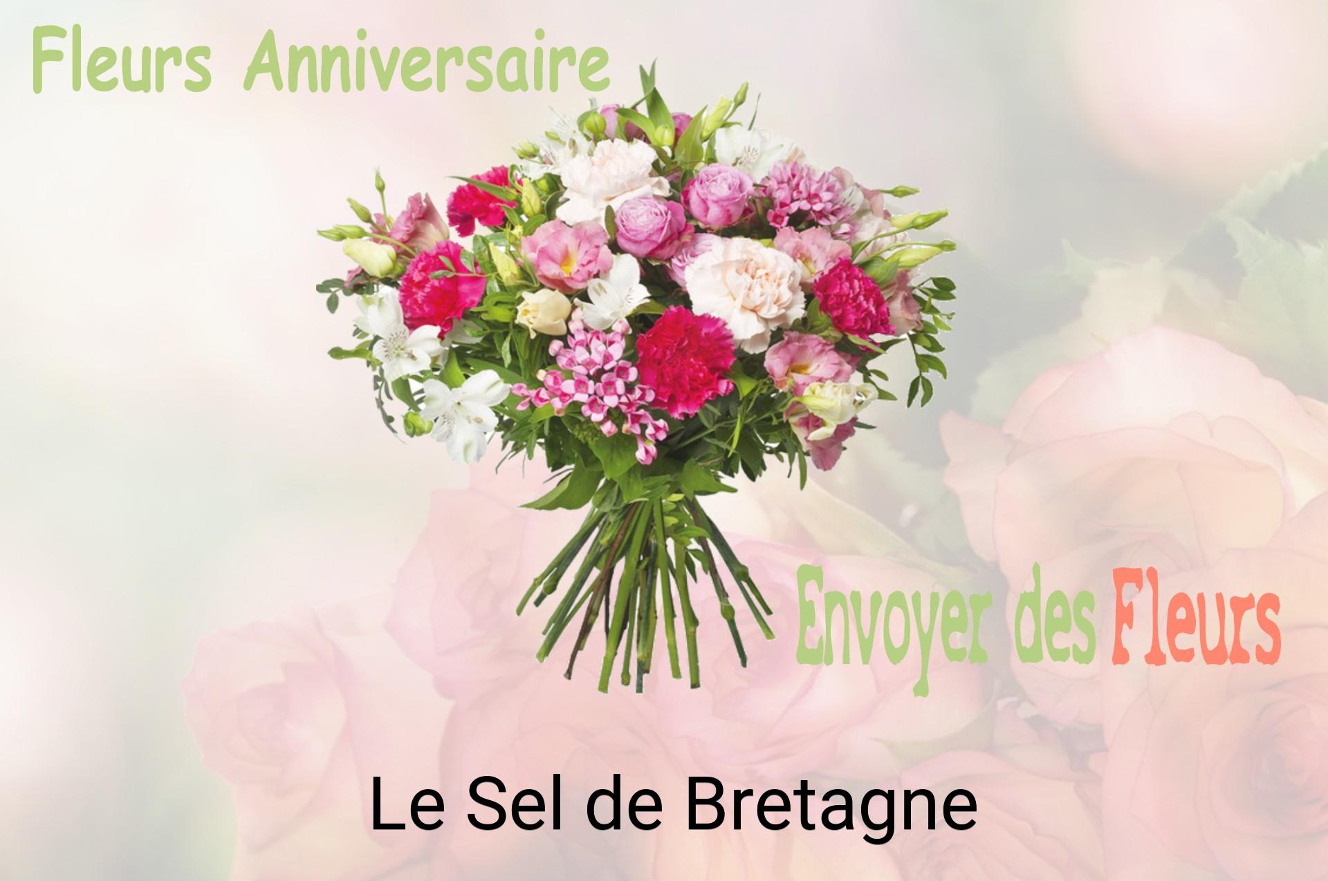 Bouquet de fleurs d’anniversaire livré à Le Sel-de-Bretagne