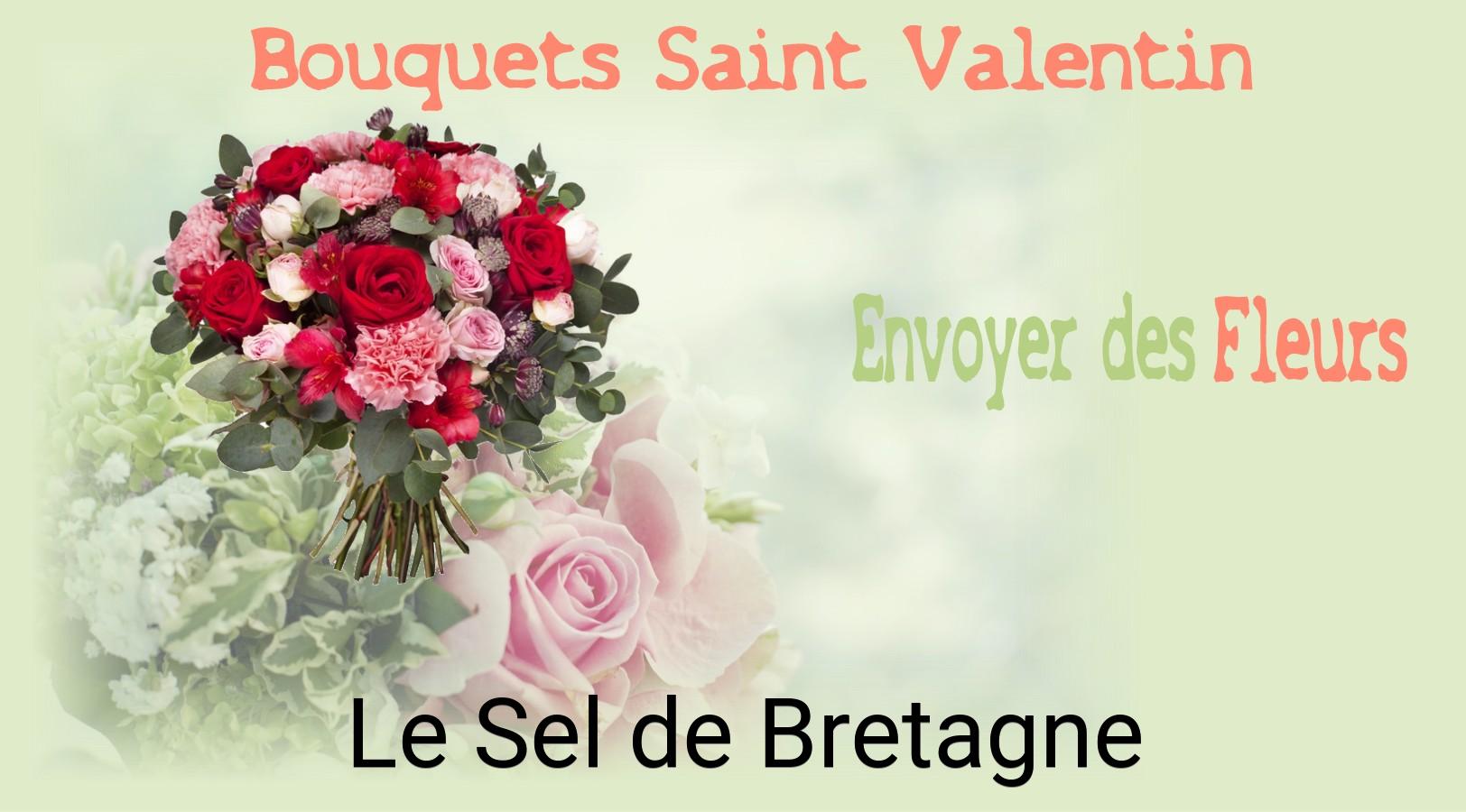 Roses de Saint-Valentin livrées à Le Sel-de-Bretagne
